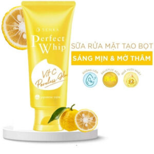 Sữa rửa mặt bổ sung Vitamin C + BHA dưỡng sáng da mờ thâm - Hàng Nhật nội địa