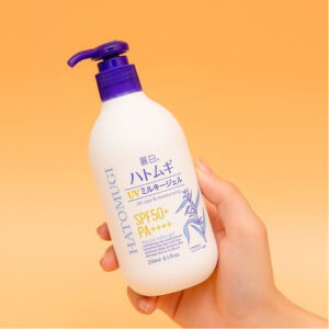 Sữa Dưỡng Thể Chống Nắng Hatomugi SPF 50+ 250ml Nhật Bản