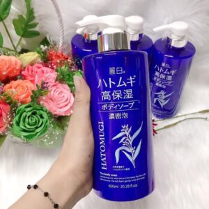 HATOMUGI- Sữa Tắm Hatomugi Dưỡng Ẩm Sâu & Làm Sáng Da 600ml