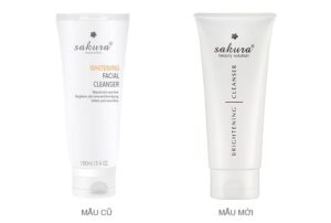 Sữa rửa mặt giúp làm sạch và sáng da Sakura Brightening Cleanser