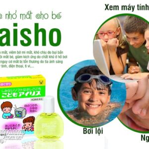 Nước nhỏ mắt Taisho Iris chống bức xạ máy tính, tivi, điện thoại cho bé 14ml