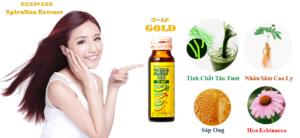 Tinh chất tảo tươi Spirulina Extract Gold (hộp 10 lọ)