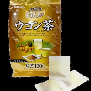 ORIHIRO- Trà Nghệ Ukon Tea Hỗ Trợ Giải Độc Gan 60 Gói