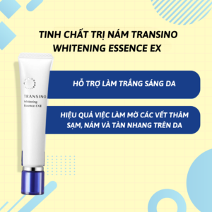 Combo 6 Bước Dưỡng Da Chuyên Sâu Cho Da Thâm Sạm Nám Mỹ Phẩm Transino Nhật Bản