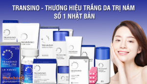 Combo bộ 3 sản phẩm đặc trị nám, dưỡng trắng da Transino Nhật Bản - Hàng Nhật nội địa