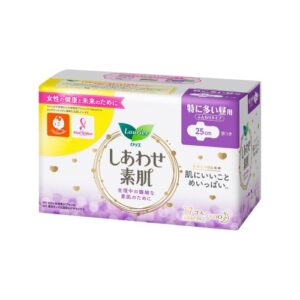 Băng vệ sinh Laurier siêu mỏng cánh 25cm - gói 17 miếng - Hàng Nhật nội địa