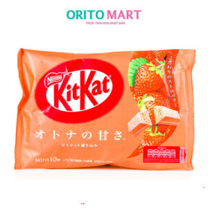 Bánh Kitkat Nestle Vị Dâu Tây 113g Nhật Bản 10 Chiếc ( Bánh Kẹo Tết 2024)