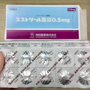 MOCHIDA- Vỉ 10 Viên Đặt Phụ Khoa Estoril 0,5mg Nhật Bản Chữa Viêm Se Khít, Nấm Ngứa