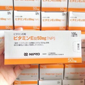 SANNOVA- Viên uống Vitamin E Nipro 50mg 100 viên (50 ngày)