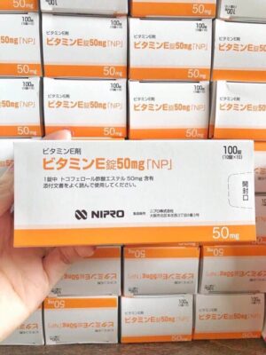 SANNOVA- Viên uống Vitamin E Nipro 50mg 100 viên (50 ngày)