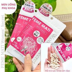 Viên Uống Phụ Khoa Feme Mati Women’s Secret Nhật Bản (30 Viên) - Hàng Nhật nội địa