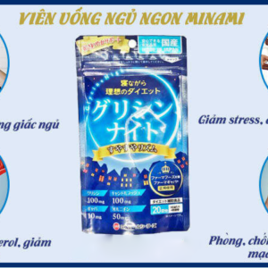 Viên uống hỗ trợ ngủ ngon Minami 80 viên - Hàng Nhật nội địa