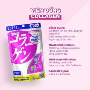 DHC- Viên Uống Bổ Sung Collagen Nhật Bản Gói 30 Ngày (180 Viên)