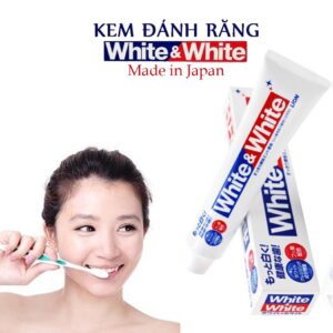 LION- Kem đánh răng trắng sáng White & White 150g