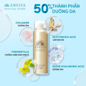 Xịt chống nắng bảo vệ hoàn hảo ANESSA SPF50+PA++++ 60g