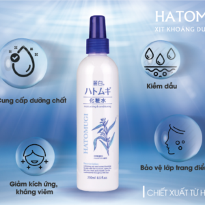 Xịt khoáng dưỡng ẩm chiết xuất hạt ý dĩ Hatomugi 250mL