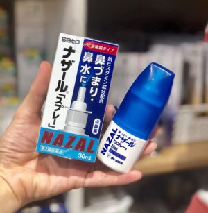 SATO- Thuốc xịt mũi Nazal 30ml chữa sổ mũi và viêm xoang của Nhật Bản