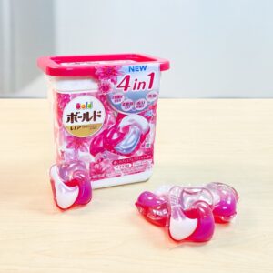 P&G- Viên Giặt Xả 4in1 Gelball Hộp 12 Viên Màu Hồng ( Hương Hoa)