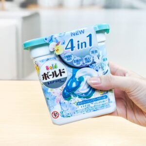 P&G- Viên Giặt Xả 4in1 Gelball Hộp 12 Viên Màu Xanh ( Hương Thảo Mộc)