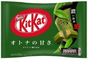 Bánh Kitkat Nestle mini gói 10 thanh - vị trà xanh - Hàng Nhật nội địa