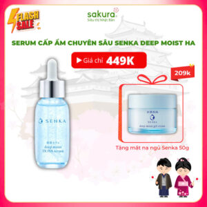 Tinh Chất Senka Dưỡng Ẩm Chuyên Sâu Và Ngừa Lão Hóa 30ml Deep Moist 3X HA Serum